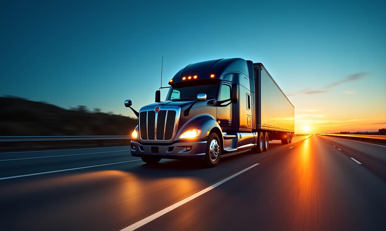 Heavy duty transport truck
